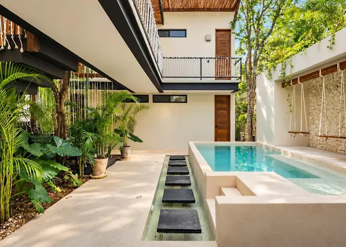 Elegant Boho 3 Pools And Jacuzzi Holiday home Tulum