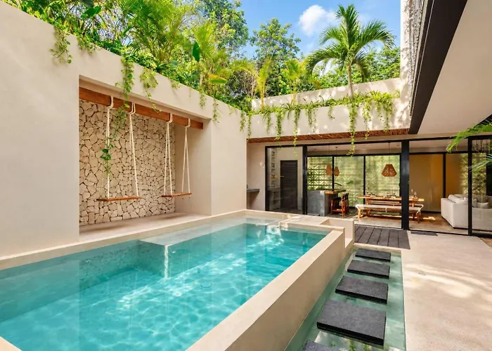 Elegant Boho 3 Pools And Jacuzzi Holiday home *