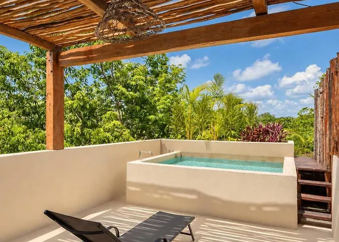 Elegant Boho 3 Pools And Jacuzzi * Tulum